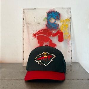 Minnesota Wild NHL hat in green and red